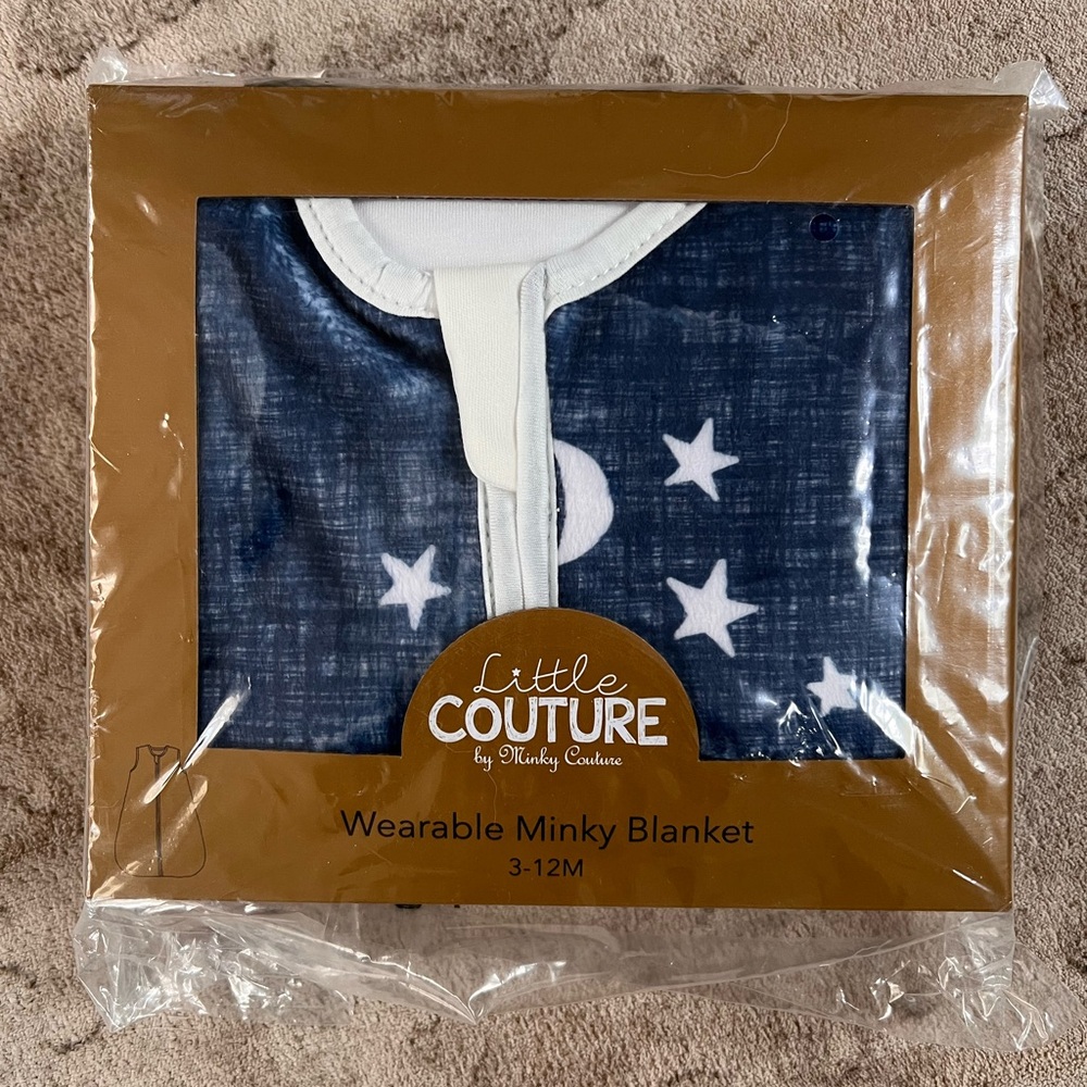 Little Couture by Minky Couture Wearable Minky Blanket - Blue